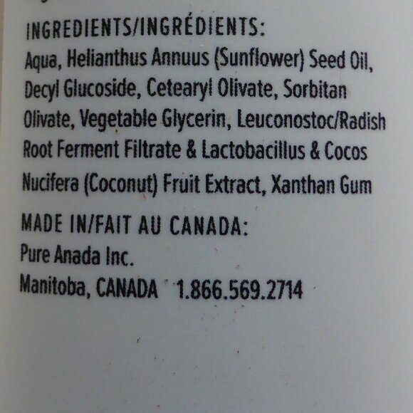 New! Pure Anada Gentle Cleanser Unscented Natural Vegan Sensitive All Skin types - Picture 6 of 7